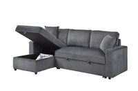 Belmar - Sofa-Lit Sectionnel - Gris foncé
