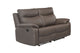 Wembley | Causeuse Inclinable Manuelle en Cuir Véritable | Brun | 10299