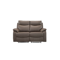 Wembley | Causeuse Inclinable Électrique en Cuir Véritable | Brun | 10299