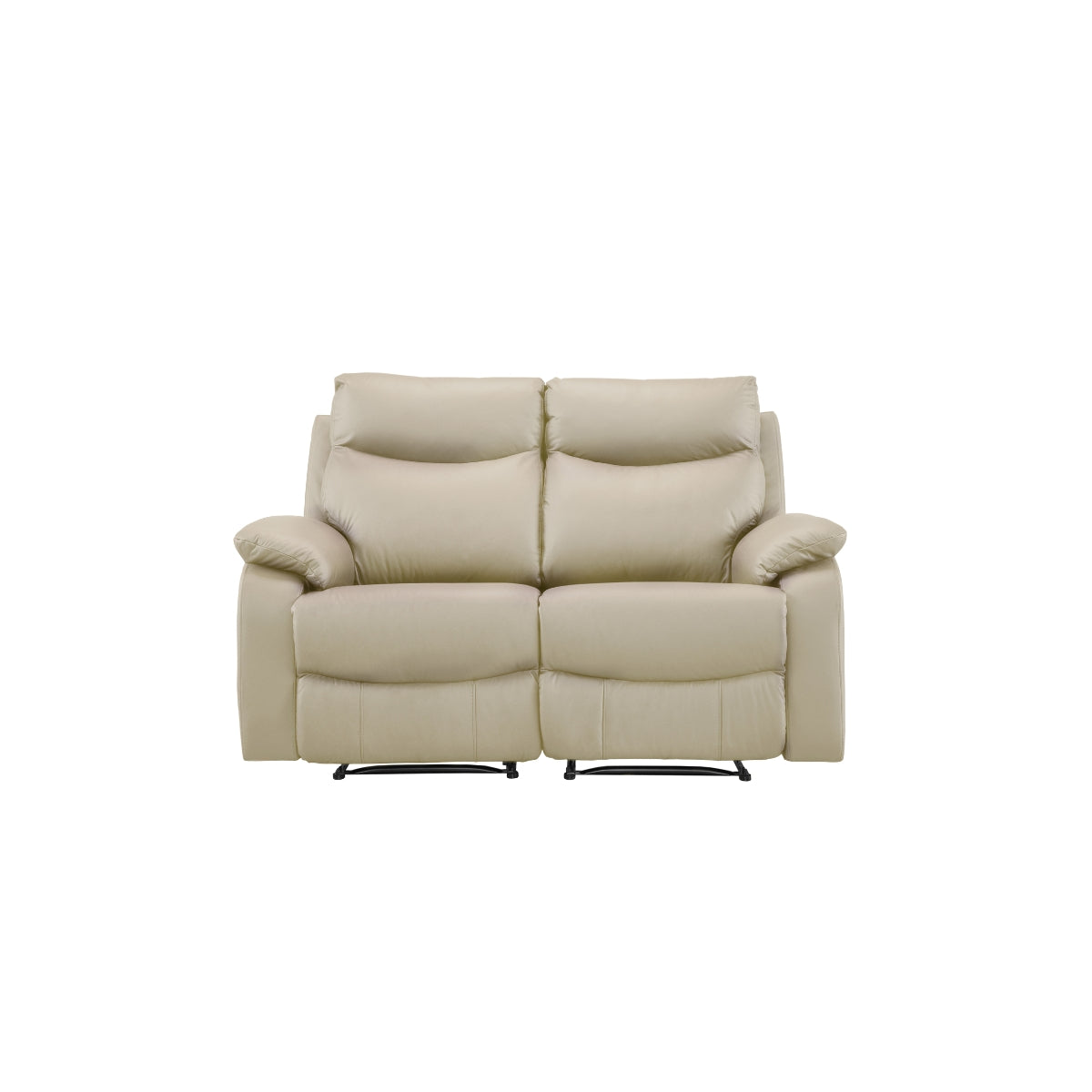 Causeuse Inclinable Électrique Wembley en Cuir Véritable | Beige | 10299