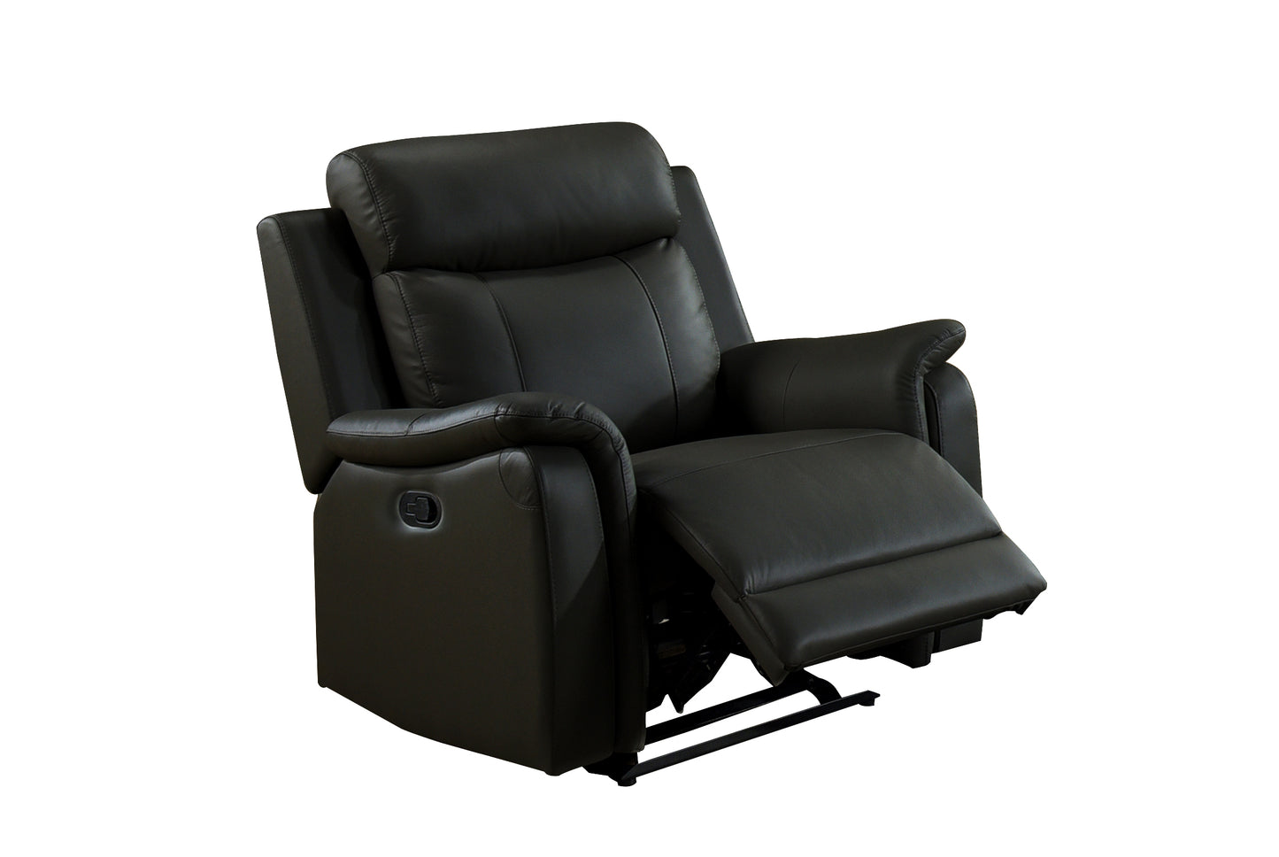 Fauteuil Inclinable / Cuir Noir / #MA99840