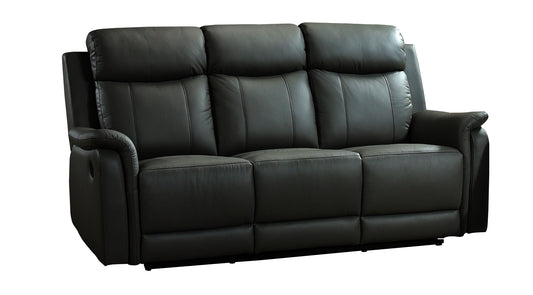 Sofa Inclinable/ Cuir Noir/ # MA99840