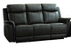 Sofa Inclinable/ Cuir Noir/ # MA99840