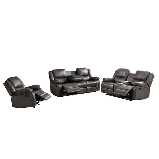 Ensemble de Sofa Inclinable | Gris | YRG49899