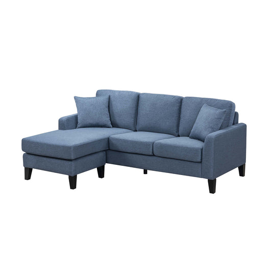 Malven | Sofa Sectionnel | Chaise Longue Réversible | Bleu | CS3-ULB21999