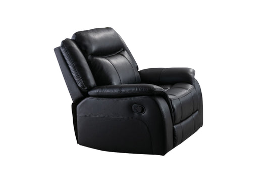 Chaise Inclinable noir en imitation Cuir #99926BLK