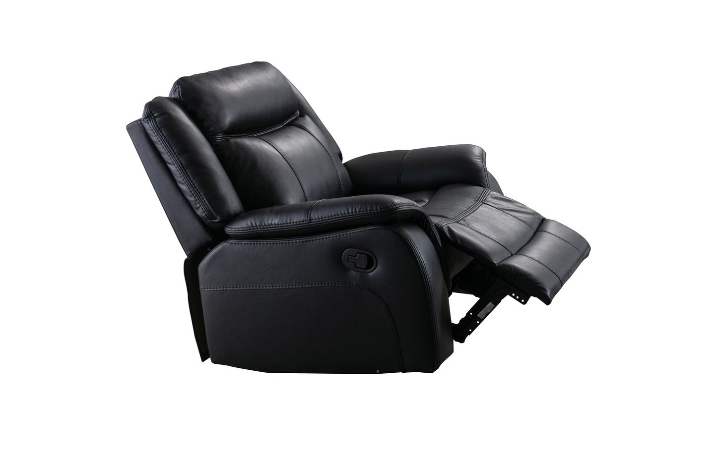 Chaise Inclinable noir en imitation Cuir #99926BLK