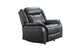 Chaise Inclinable Grise en imitation Cuir #99926G-1C