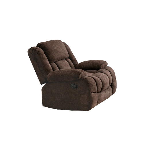 Chaise Manuelle Inclinable à Bascule Presley | Brun | 1-WRB82999