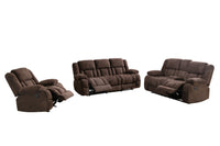 Chaise Manuelle Inclinable à Bascule Presley | Brun | 1-WRB82999