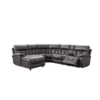 Nordan | Sofa Sectionnel Modulaire | 6-Pièces | Chaise Côté Gauche Inclinable | Gris | L6SSYRG13999