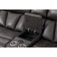 Nordan | Sofa Sectionnel Modulaire | 6-Pièces | Chaise Côté Gauche Inclinable | Gris | L6SSYRG13999