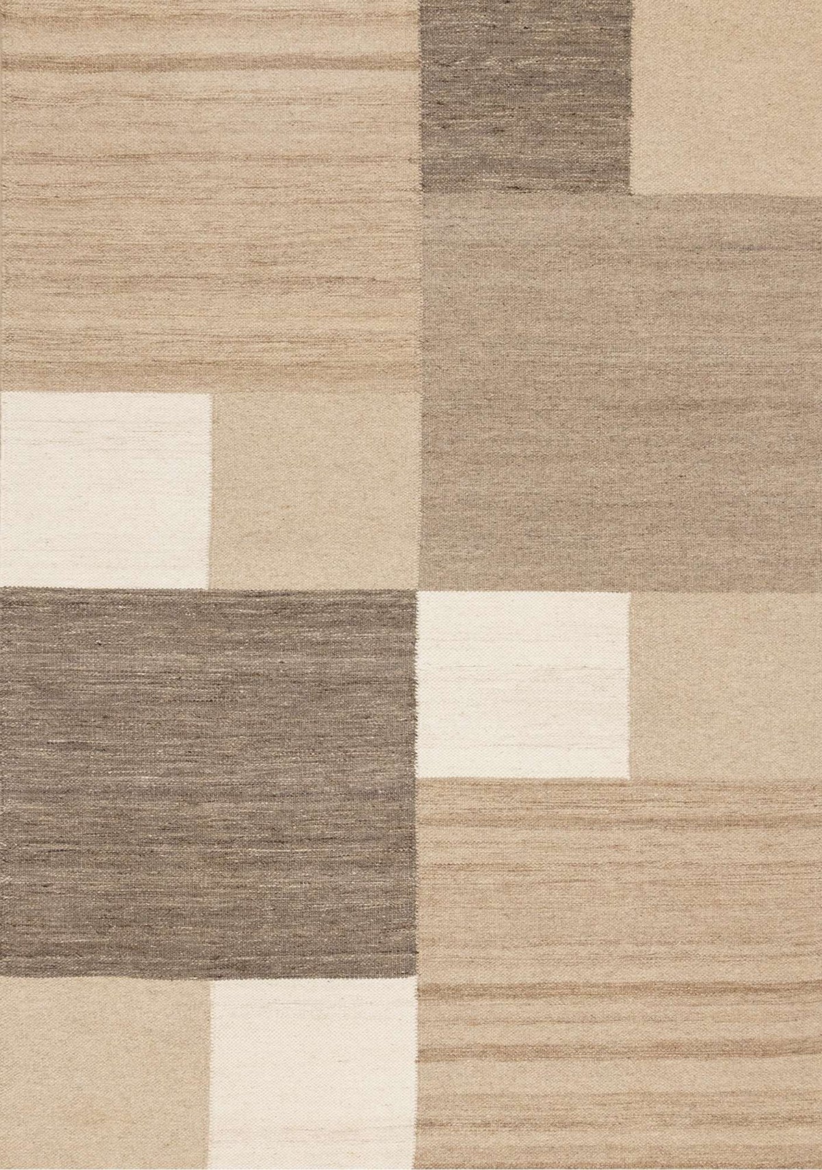 Tapis Saguenay – motif beige et brun (Kalora Ascent 5112) – Meubles TOCO