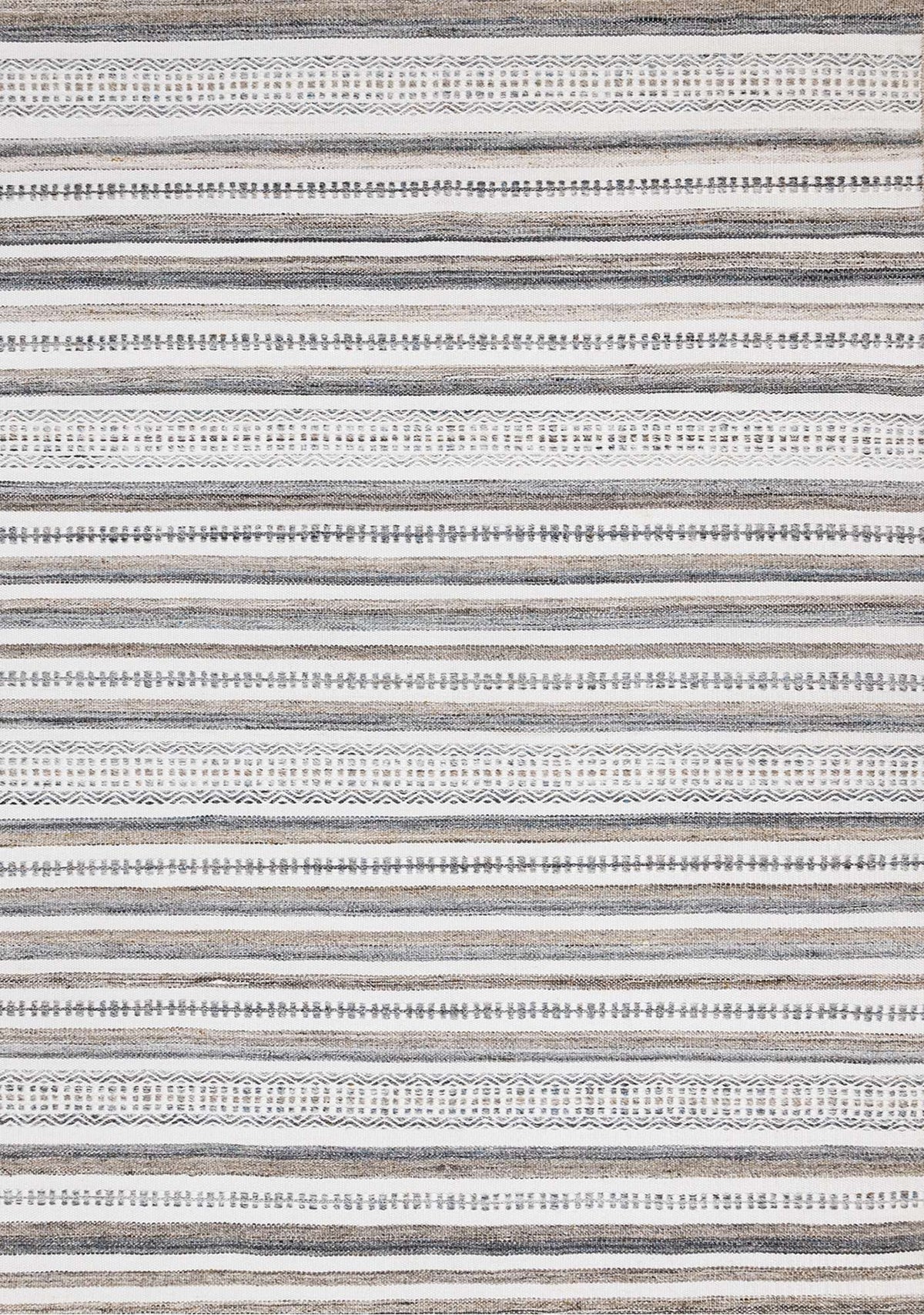 Tapis Mistassini – motif brun et gris (Kalora Aspen 7237) – Meubles TOCO