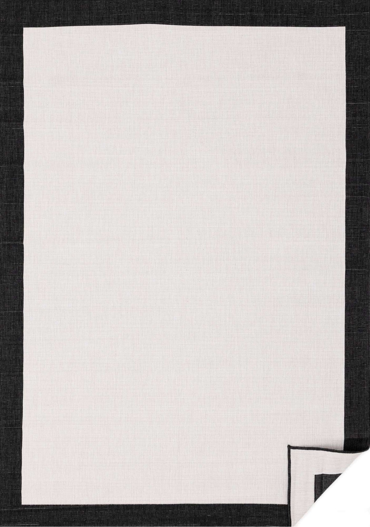 Tapis Bonaventure – motif noir et crème (Kalora Bristol 5052/0110) – Meubles TOCO