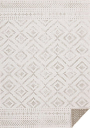 Crème et taupe / 5'3" x 7'7"