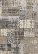 Tapis Lachute – motif beige et crème (Kalora Cathedral 5307/04) – Meubles TOCO