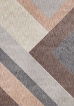 Tapis Magog – motif beige et gris, géométrique (Kalora Cora 5382/74) – Meubles TOCO