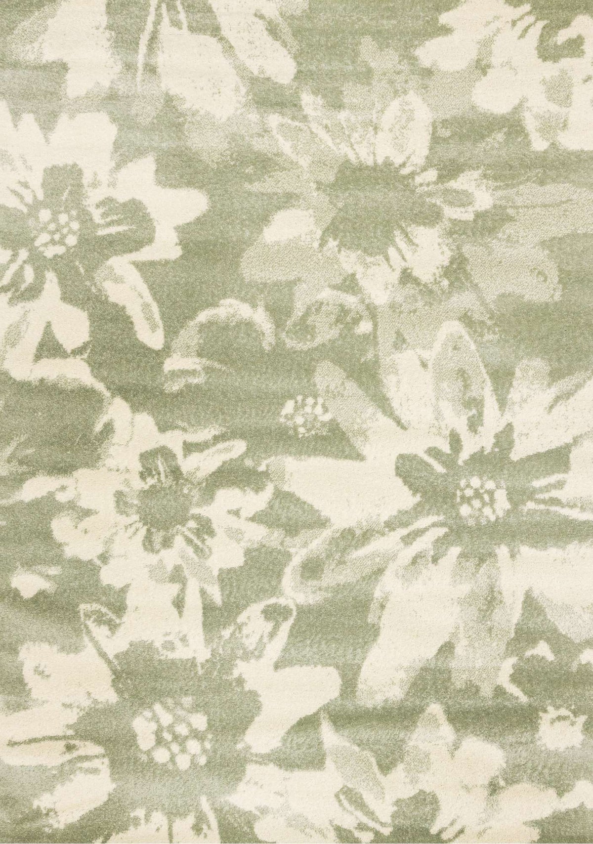 Tapis Vaudreuil – motif crème et vert (Kalora Eclipse A033/2434) – Meubles TOCO