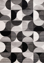 Tapis Vaudreuil – motif noir et gris (Kalora Eclipse J032/9626) – Meubles TOCO