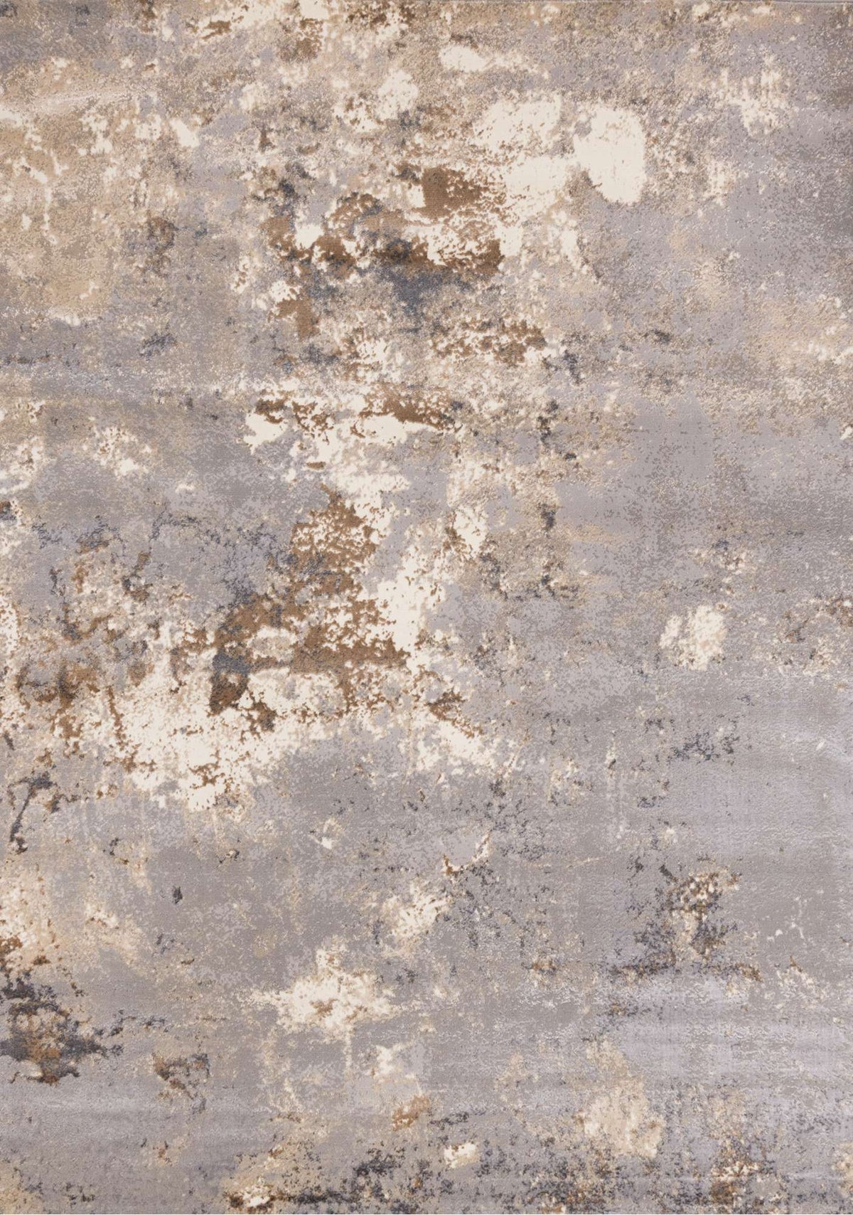 Tapis Bromont – motif beige et brun, effet vieilli (Kalora Emory 3977/A284) – Meubles TOCO