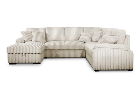 Sofa-Lit Sectionnel/ Velours Côtelé/ Wyatt