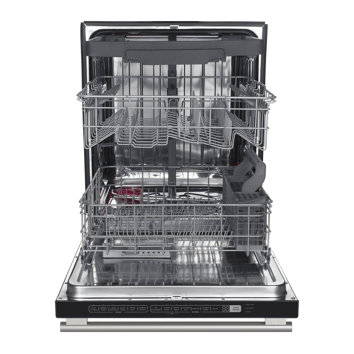 Lave-vaisselle Forno Pozzo noir FDWBI8067-24BLK – porte ouverte – Meubles TOCO