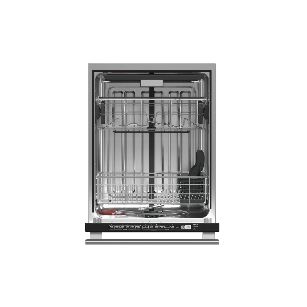 Lave-vaisselle Forno Pozzo inox FDWBI8067-24S – porte ouverte – Meubles TOCO