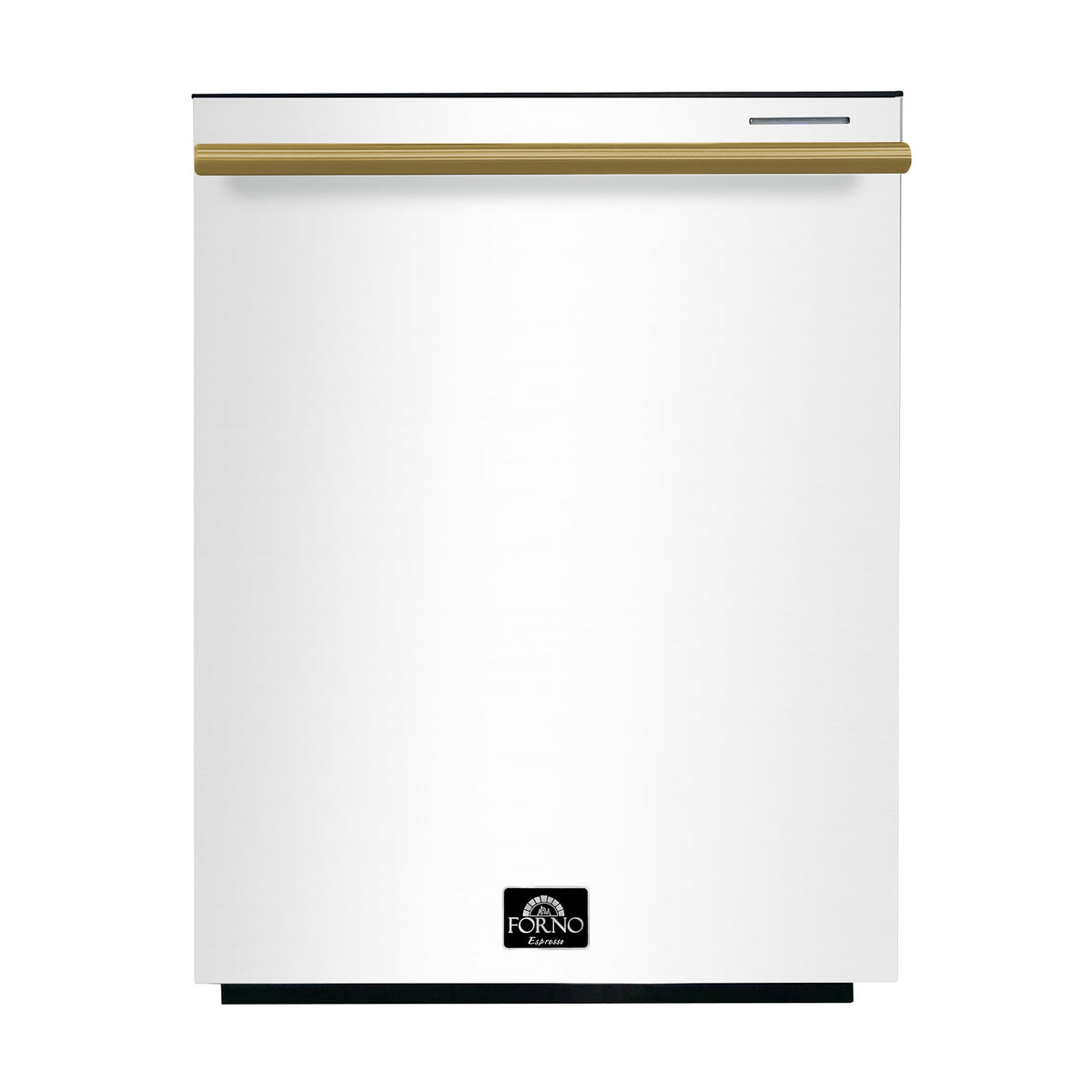 Lave-vaisselle Forno Pozzo blanc FDWBI8067-24WHT avec poignée en laiton antique – Meubles TOCO