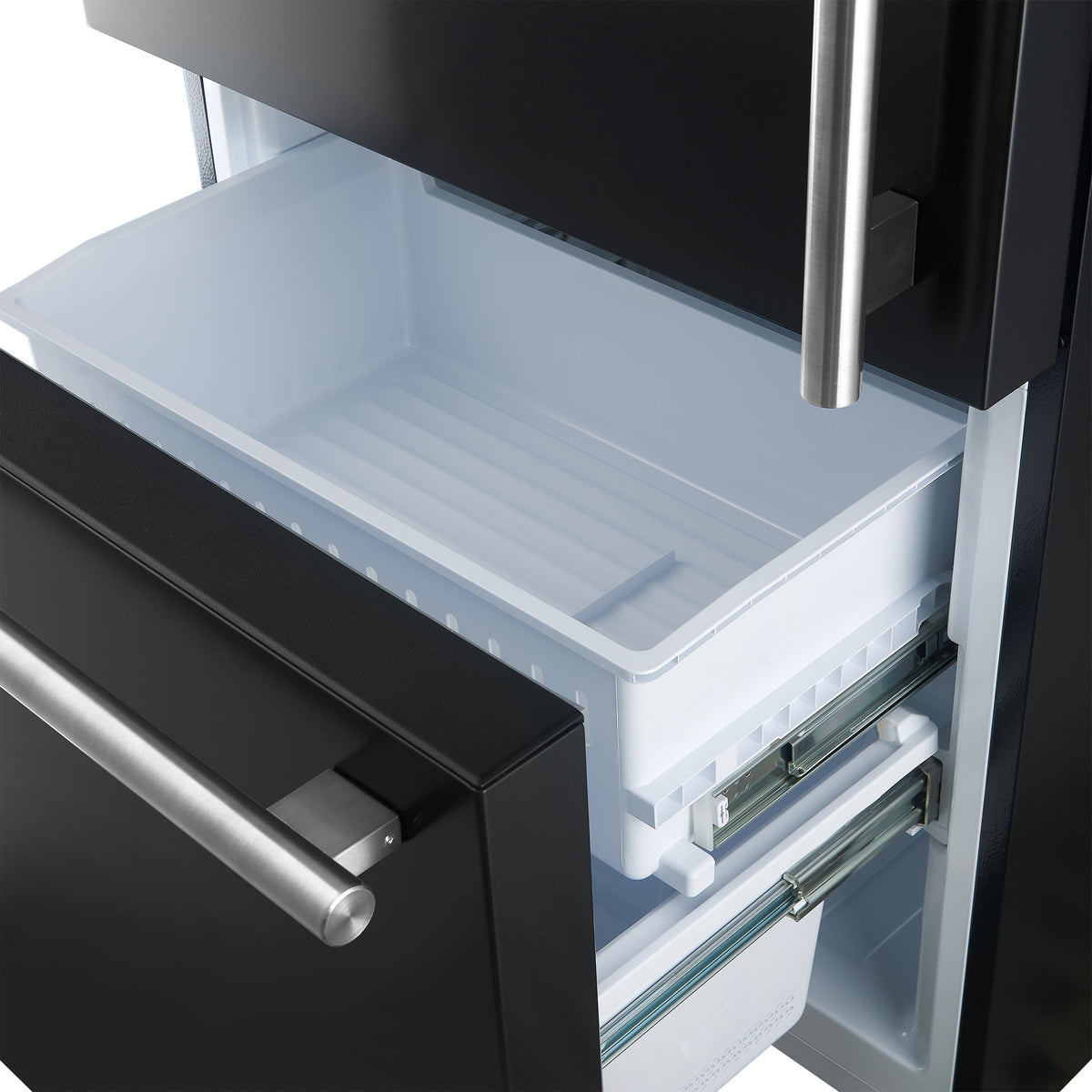 Réfrigérateur Forno Milano noir FFFFD1786-31BLK – tiroir de congélation – Meubles TOCO