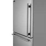Réfrigérateur Forno Milano inox FFFFD1786-31S – poignées en acier inoxydable – Meubles TOCO