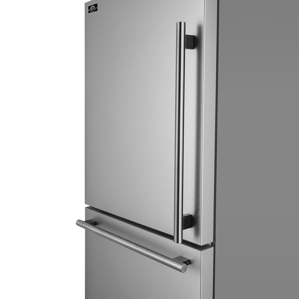 Réfrigérateur Forno Milano inox FFFFD1786-31S – poignées en acier inoxydable – Meubles TOCO