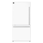 Réfrigérateur Forno Milano blanc FFFFD1786-31WHT avec poignées en laiton antique – Meubles TOCO