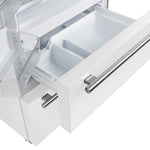 Réfrigérateur à portes françaises Forno Moena blanc FFRBI1820-36WHT – tiroirs de congélation – Meubles TOCO