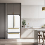 Réfrigérateur à portes françaises Forno Moena blanc FFRBI1820-36WHT dans une cuisine – Meubles TOCO