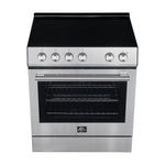 Cuisinière électrique Forno Leonardo inox FFSEL6022-30 – surface de cuisson – Meubles TOCO