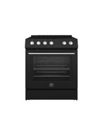 Cuisinière électrique Forno Leonardo noire FFSEL6022-30BLK – vue de face – Meubles TOCO