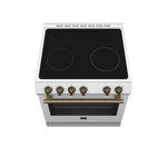 Cuisinière électrique Forno Leonardo blanche FFSEL6022-30WHT – surface de cuisson – Meubles TOCO