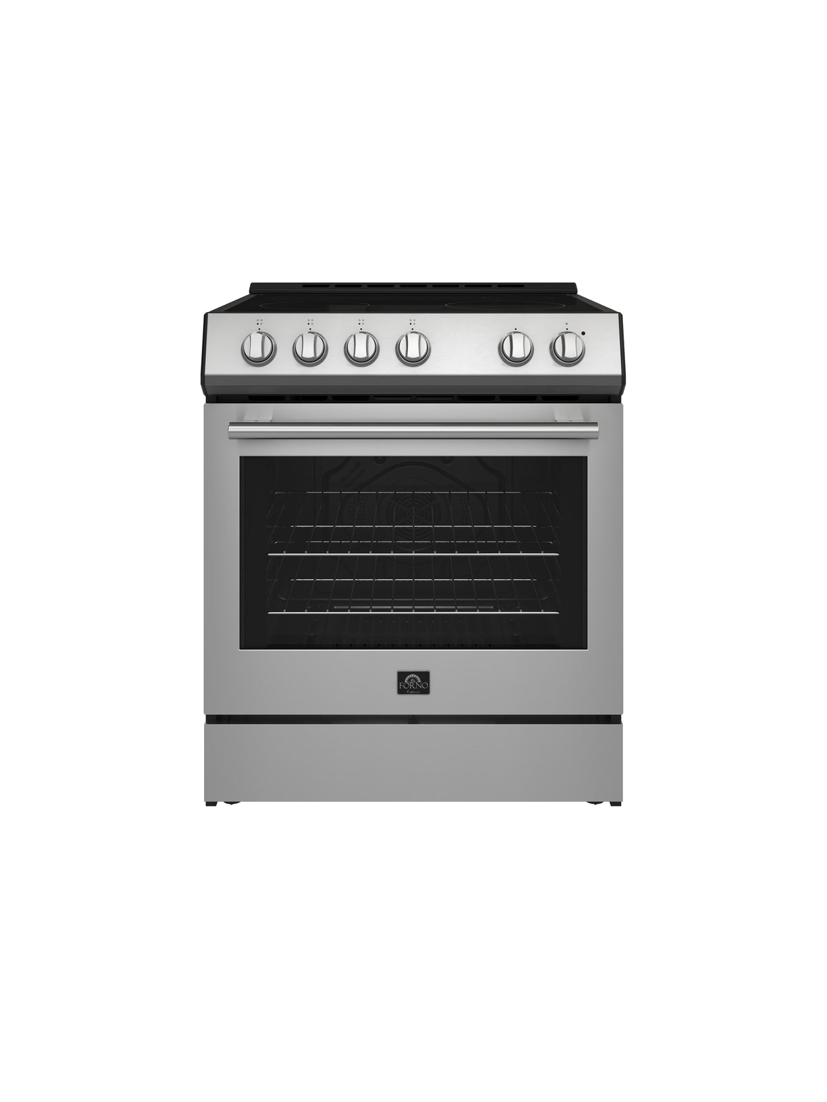Cuisinière électrique Forno Leonardo inox FFSEL6022-30 – vue de face – Meubles TOCO