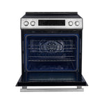 Cuisinière à induction Forno Donatello inox FFSIN0905-30 – porte ouverte – Meubles TOCO