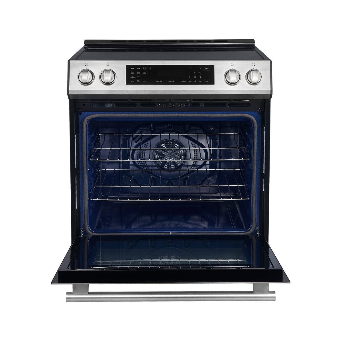 Cuisinière à induction Forno Donatello inox FFSIN0905-30 – porte ouverte – Meubles TOCO
