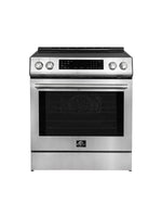 Cuisinière à induction Forno Donatello inox FFSIN0905-30 – vue de face – Meubles TOCO