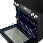 Cuisinière à induction Forno Donatello noire FFSIN0905-30BLK – grilles du four – Meubles TOCO