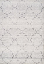 Tapis Frontenac – motif gris et blanc, géométrique (Kalora Focus 8774/9363) – Meubles TOCO
