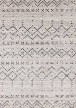 Tapis Frontenac – motif gris et blanc, ethnique (Kalora Focus B676/2494) – Meubles TOCO