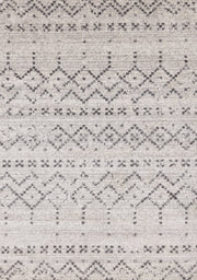 Gris et blanc, ethnique / 5'3" x 7'7"
