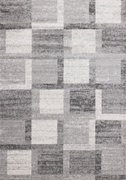 Gris et blanc / 5'3" x 7'7"
