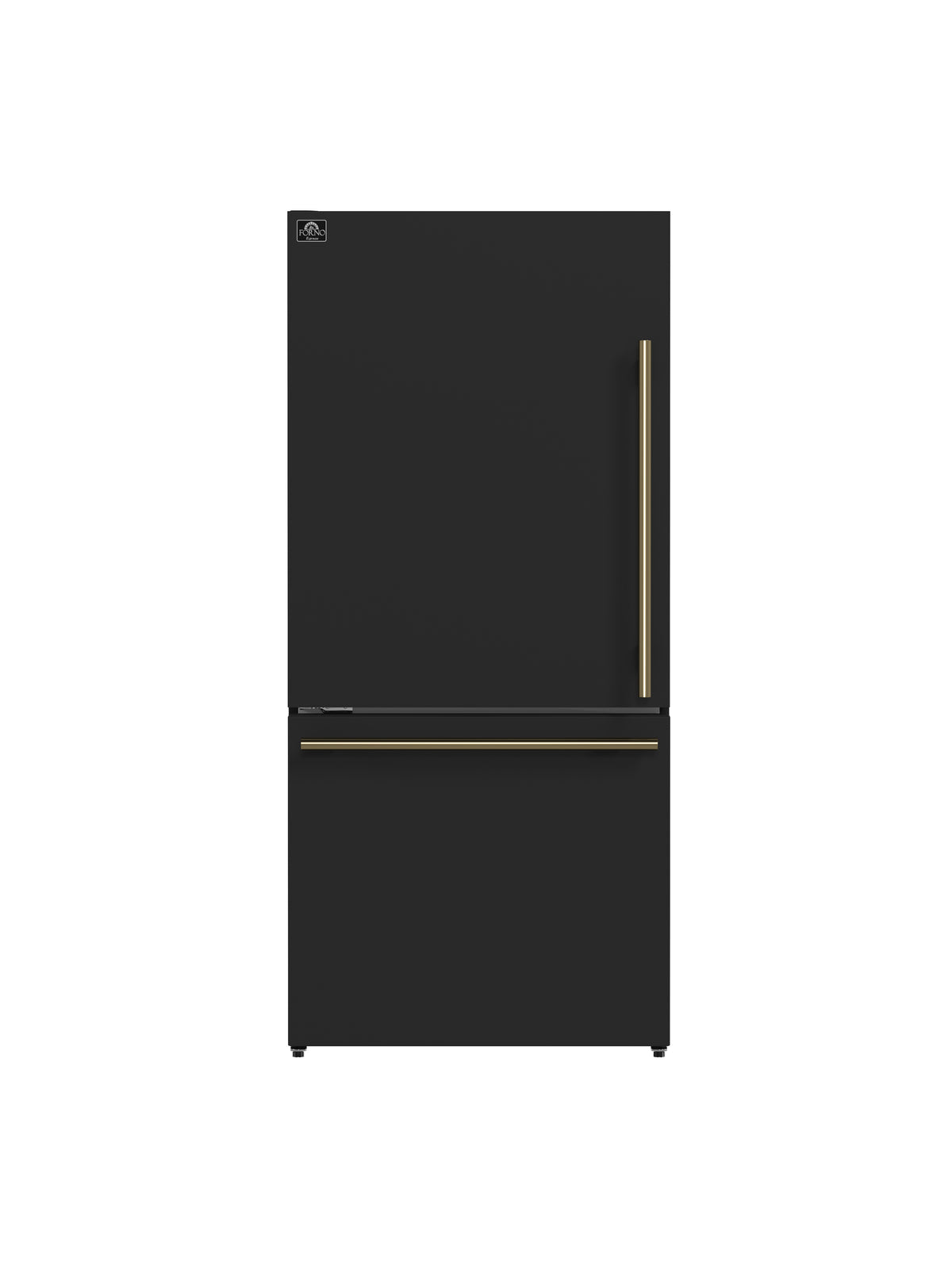 Réfrigérateur Forno Milano noir FFFFD1786-31BLK – vue de face – Meubles TOCO