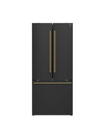 Réfrigérateur à portes françaises Forno Gallipoli noir FFFFD1974-31BLK – vue de face – Meubles TOCO