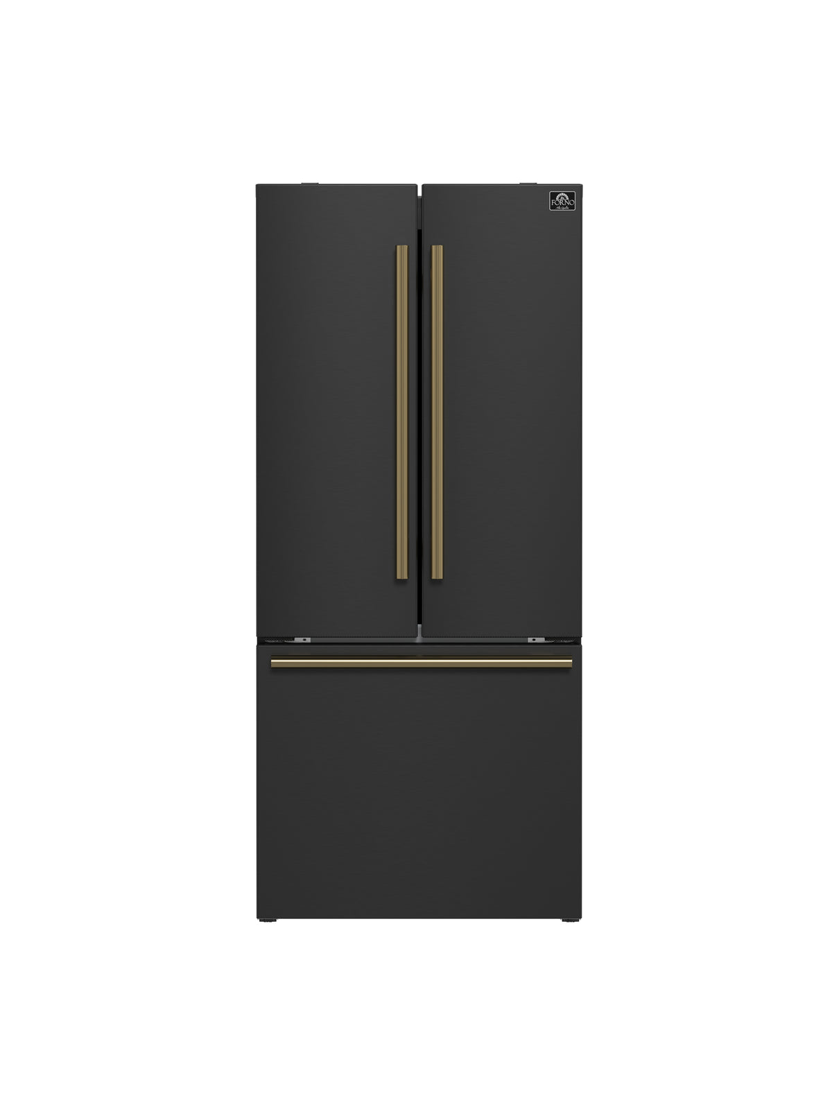 Réfrigérateur à portes françaises Forno Gallipoli noir FFFFD1974-31BLK – vue de face – Meubles TOCO